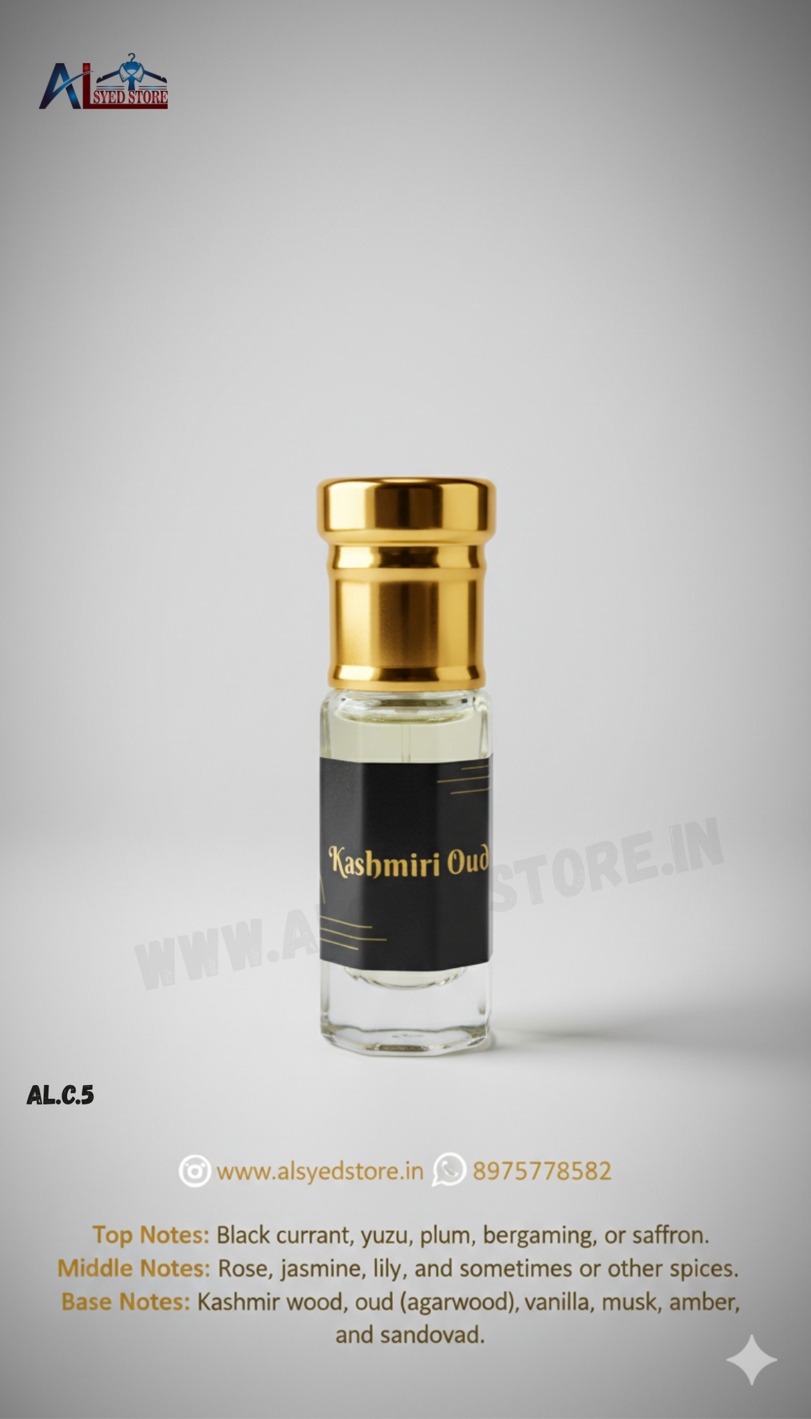 Dimashq Premium Kufi Caps (2 Pack) +Kashmiri Oud Attar Combo | Islamic Cap for Men + Alcohol-Free Attar Gift Set