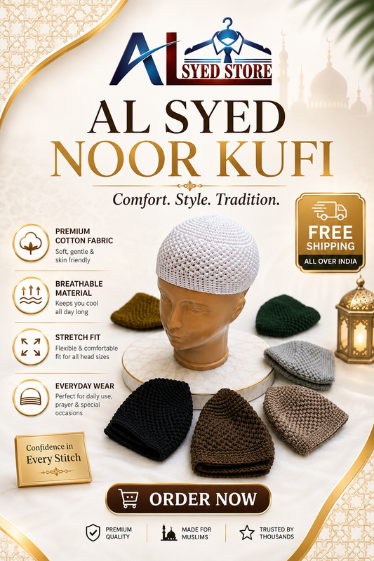 Al Syed Noor Kufi Cap