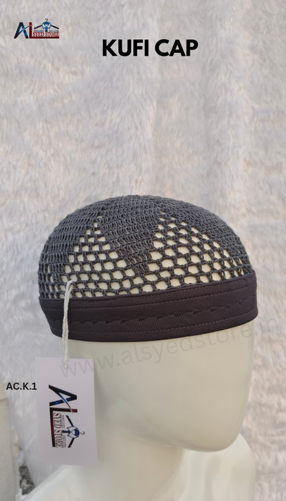 KUFI CAP GREY