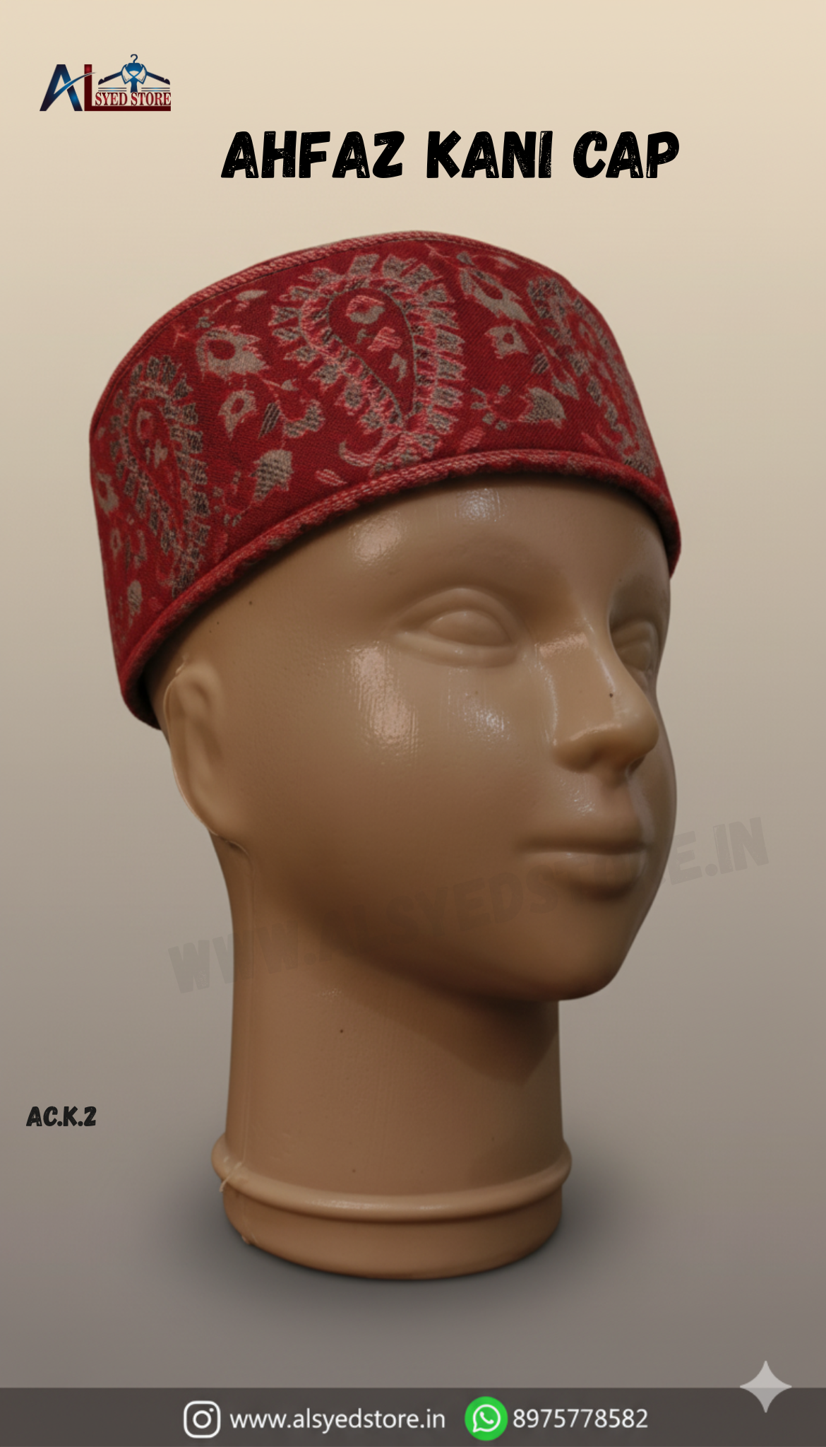 AHFAZ KANI CAP
