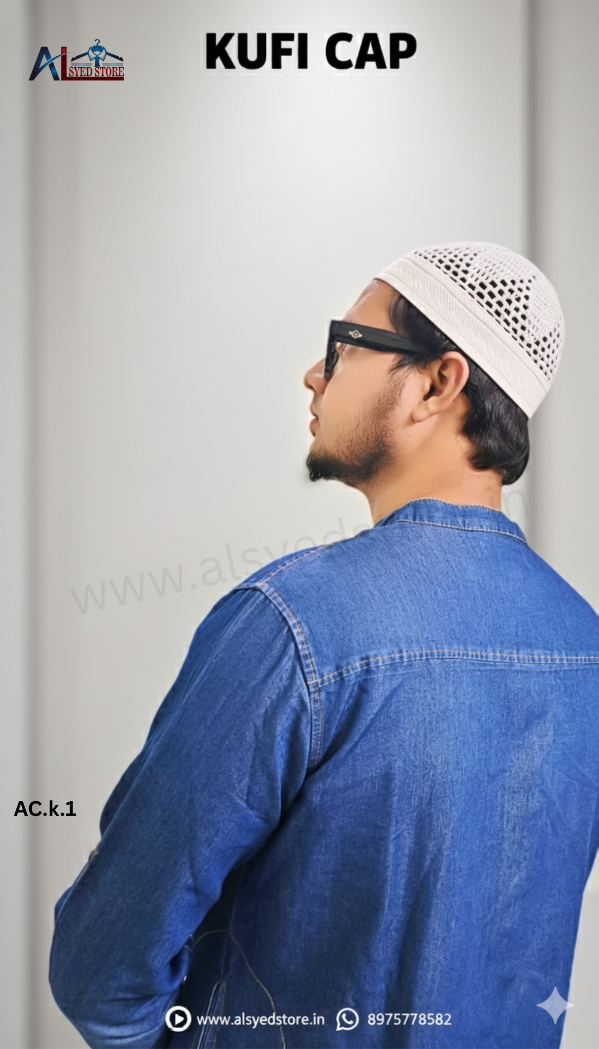 KUFI CAP WHITE