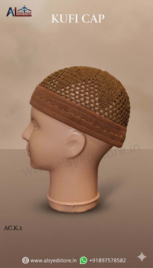KUFI CAP SILKEN CHOCOLATE
